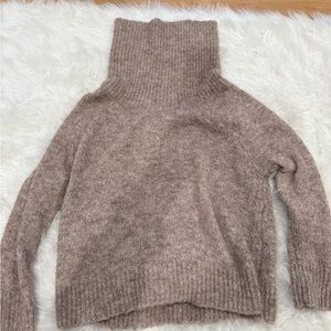 Cozy Brown Turtleneck Sweater